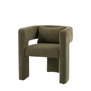 Arezzo Armchair Chair Green - KC at HOME