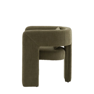 Arezzo Armchair Chair Green - KC at HOME