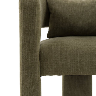 Arezzo Armchair Chair Green - KC at HOME