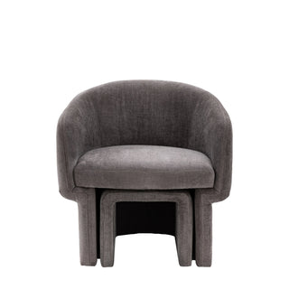 Asko Armchair Anthracite - KC at HOME