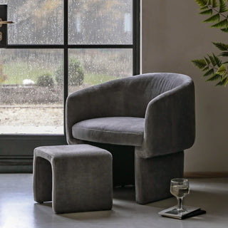 Asko Armchair Anthracite - KC at HOME