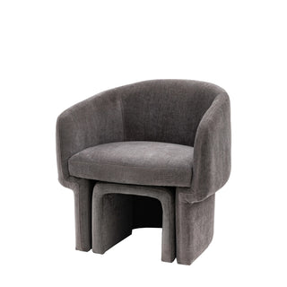 Asko Armchair Anthracite - KC at HOME