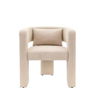 Arezzo Armchair Taupe - KC at HOME