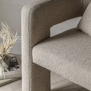 Arezzo Armchair Taupe - KC at HOME