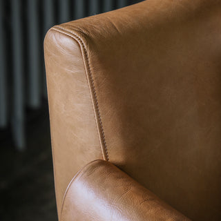 Stratford Armchair Brown Leather