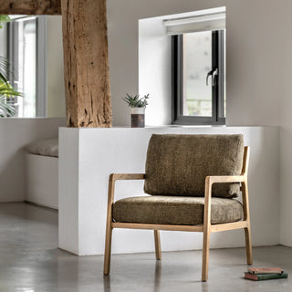 Cortona Armchair Moss Green - KC at HOME