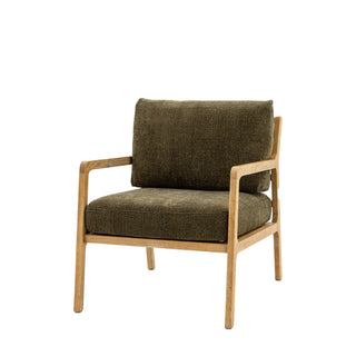Cortona Armchair Moss Green - KC at HOME