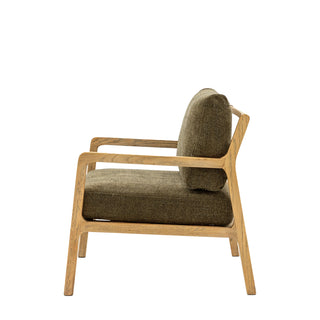 Cortona Armchair Moss Green - KC at HOME