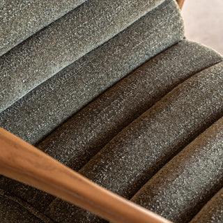 Datsun Armchair Green Boucle