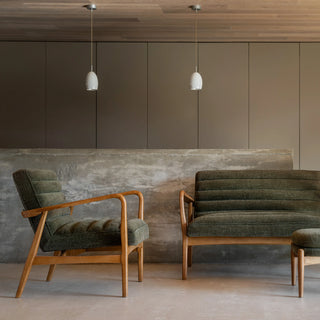 Datsun Armchair Green Boucle