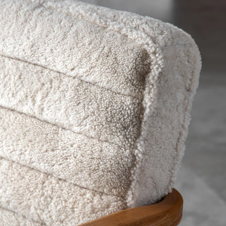 Datsun Armchair Cream Sheepskin