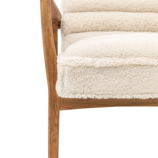 Datsun Armchair Cream Sheepskin