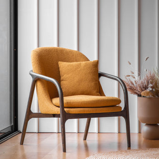 Alegra Armchair Ochre - KC at HOME