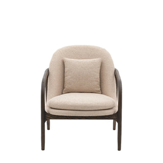 Alegra Armchair Taupe - KC at HOME