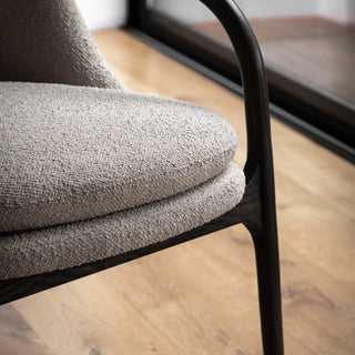 Alegra Armchair Taupe - KC at HOME