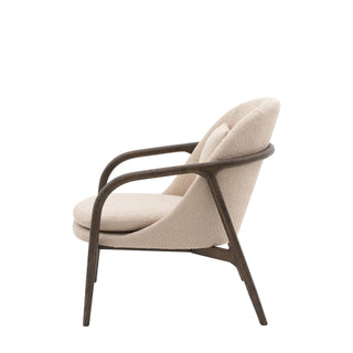 Alegra Armchair Taupe - KC at HOME