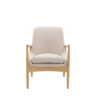 Carrera Armchair Natural Linen - KC at HOME
