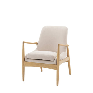 Carrera Armchair Natural Linen - KC at HOME