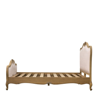 Chic 6' Linen Upholstered Bed Weathered - KC at HOME