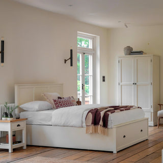Eton 5' 2 Drawer Storage Bed White - KC at HOME