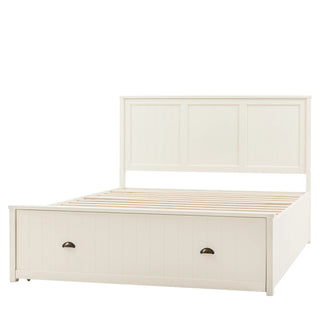 Eton 5' 2 Drawer Storage Bed White - KC at HOME