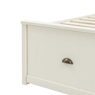Eton 5' 2 Drawer Storage Bed White - KC at HOME