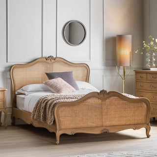 Chic 5' Cane Bed Weathered - KC at HOME