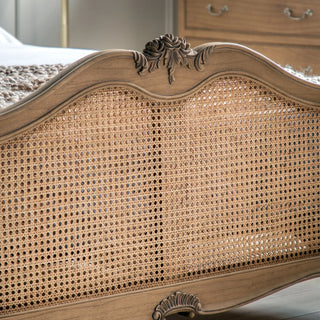 Chic 5' Cane Bed Weathered - KC at HOME