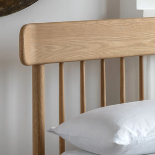 Hatfield 4'6 Spindle Bed Natural - KC at HOME