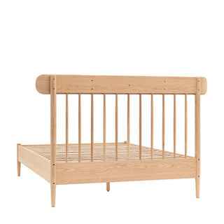 Hatfield 4'6 Spindle Bed Natural - KC at HOME