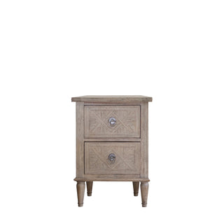 Mustique 2 Drawer Bedside Table - KC at HOME