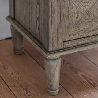 Mustique 2 Drawer Bedside Table - KC at HOME