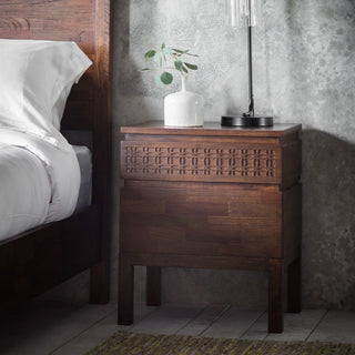 Boho Retreat Bedside 2 Drawer Chest - KC at HOME