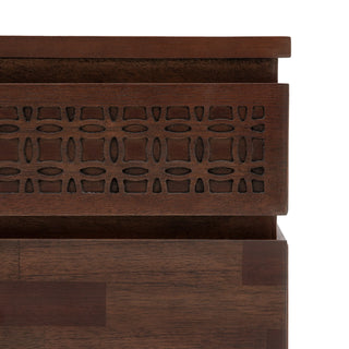 Boho Retreat Bedside 2 Drawer Chest - KC at HOME
