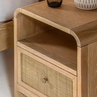Bibury 1 Drawer Bedside - KC at HOME