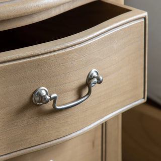 Chic Bedside Table Weathered - KC at HOME