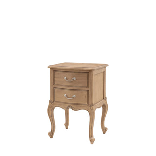 Chic Bedside Table Weathered - KC at HOME