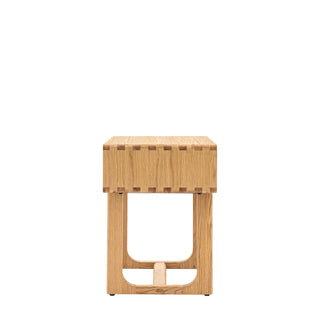 Craft 1 Drawer Bedside Natural - KC at HOME