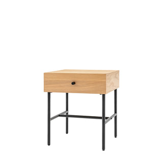 Ashdown 1 Drawer Bedside Natural - KC At Home