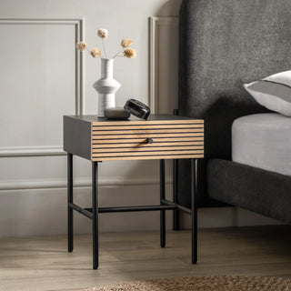 Hyland 1 Drawer Bedside - KC At Home