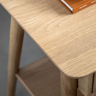 Hatfield 1 Drawer Bedside Natural - KC at HOME