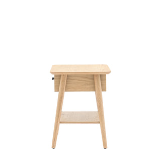 Hatfield 1 Drawer Bedside Natural - KC at HOME