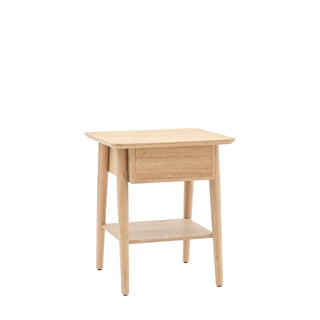Hatfield 1 Drawer Bedside Natural - KC at HOME