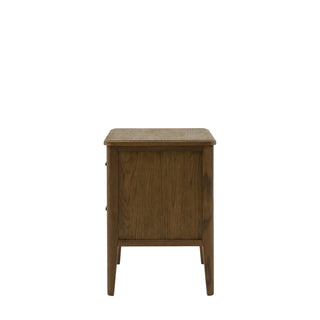 Camden 2 Drawer Bedside Walnut - KC At Home