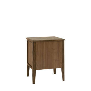 Camden 2 Drawer Bedside Walnut - KC At Home
