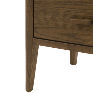 Camden 2 Drawer Bedside Walnut - KC At Home