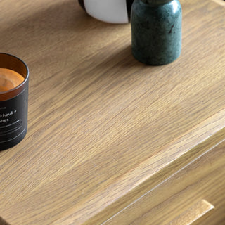 Camden 2 Drawer Bedside Natural - KC At Home