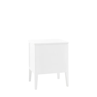 Acton 2 Drawer Bedside White - KC At Home