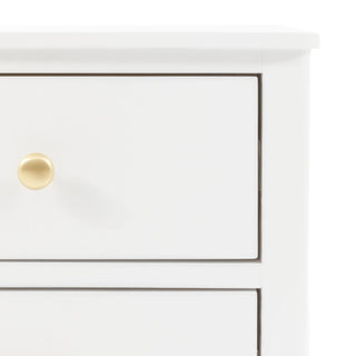 Acton 2 Drawer Bedside White - KC At Home