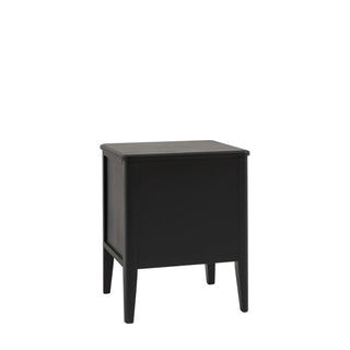 Acton 2 Drawer Bedside Black - KC At Home